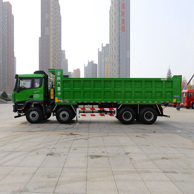 Самосвал SHACMAN X3000 мощностью 460 л.с., колесная формула 8x4, длина кузова 8 м