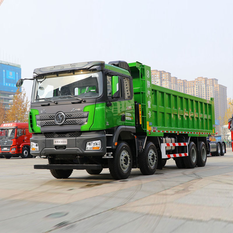 Самосвал SHACMAN X3000 мощностью 460 л.с., колесная формула 8x4, длина кузова 8 м