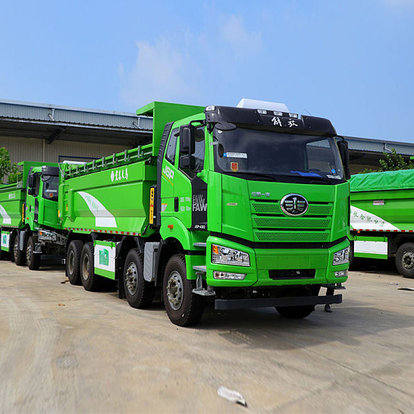 Тяжелый самосвал FAW New J6P, 460 л.с., колесная формула 8×4, длина кузова 6,5 м