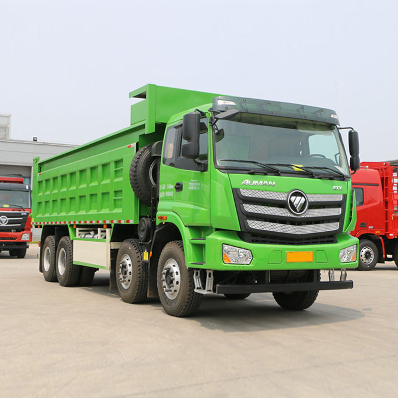 شاحنة ثقيلة Foton Auman New ETX 9 Series بقوة 400 حصان، دفع 8x4، شاحنة قلابة/تفريغ بطول 7.4m