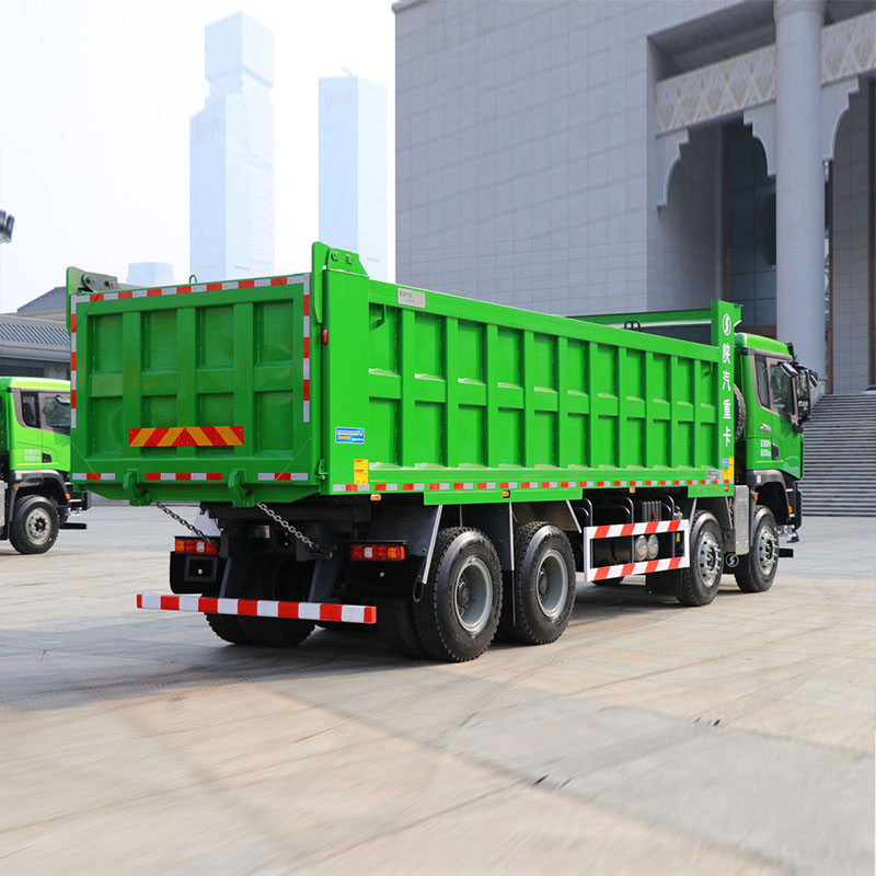 SHACMAN X3000 بقدرة 460 حصان، دفع 8×4، شاحنة قلابة/تفريغ بطول 8 م