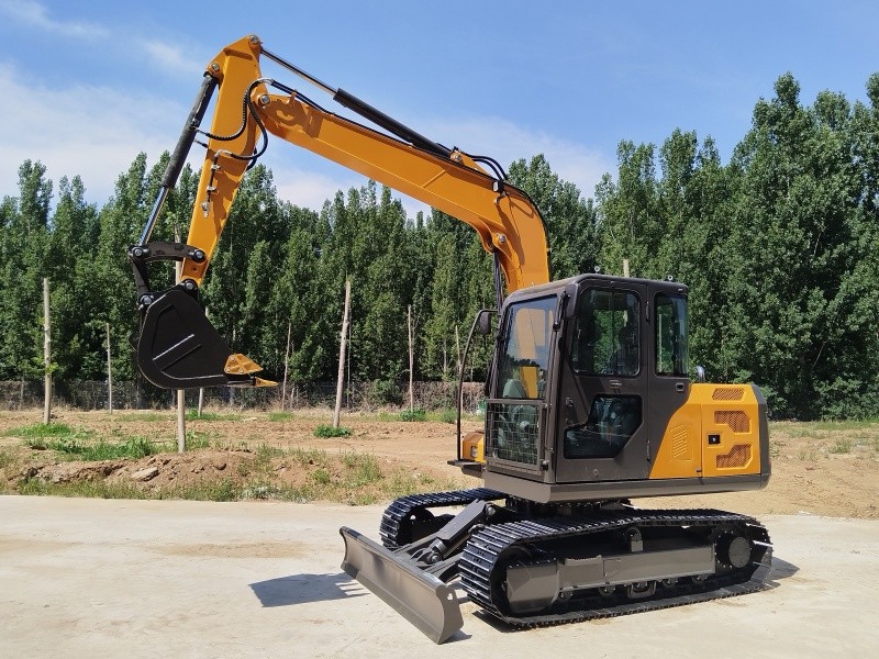 Side view of a 7.5-ton excavator-1 SL75 Excavator