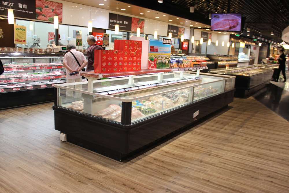 Open Island Freezer