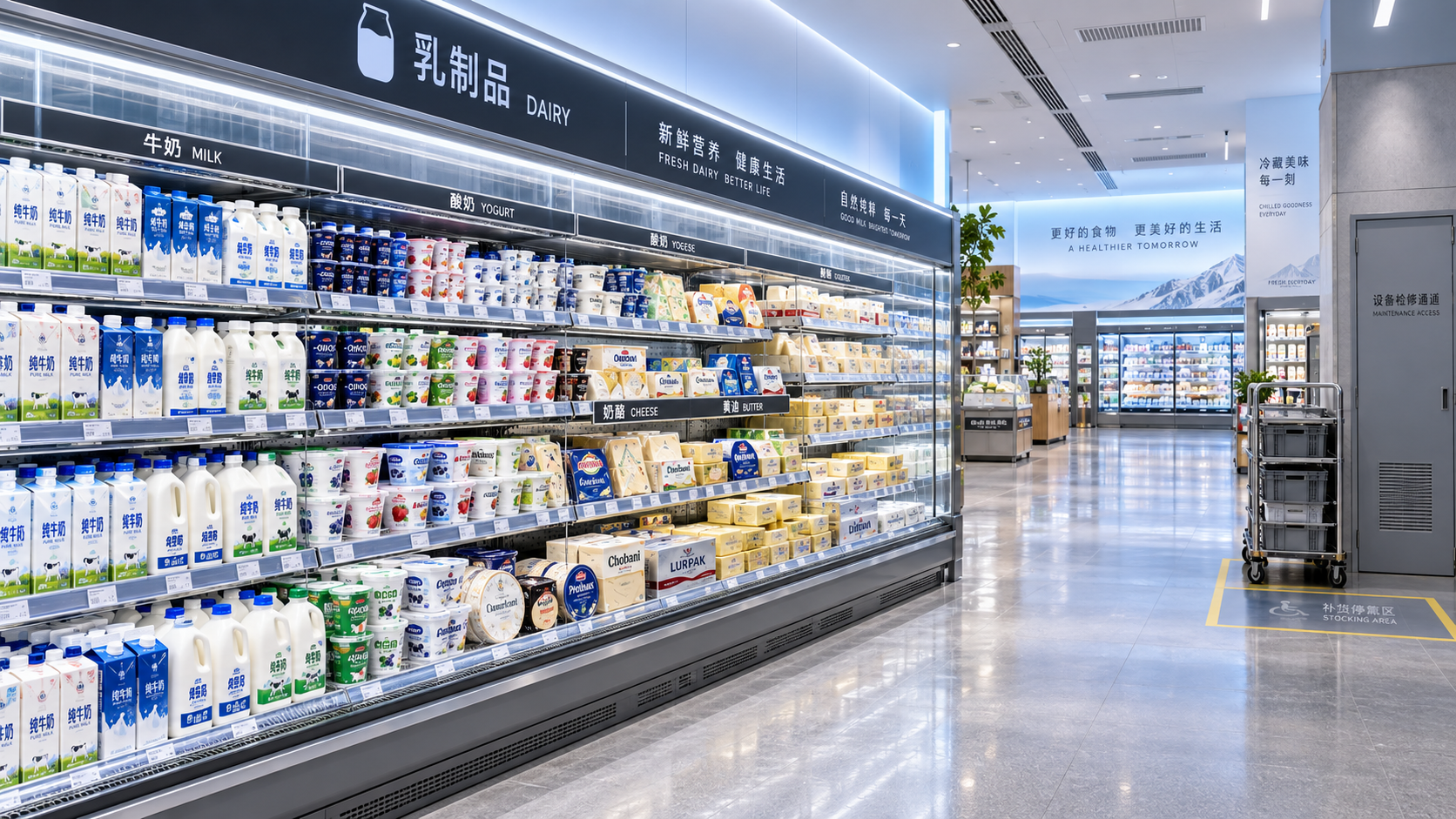 Planning an Open Multideck Chiller Layout for High-Turnover Dairy Aisles