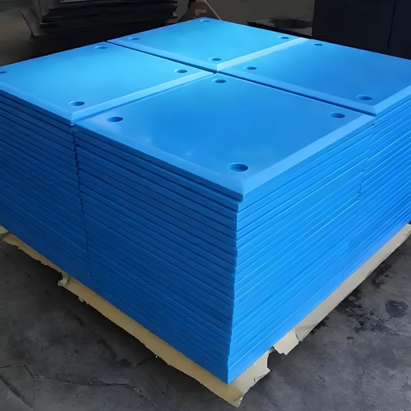 UHMWPE marine fender panel protecting dock, berth and bridge from impact