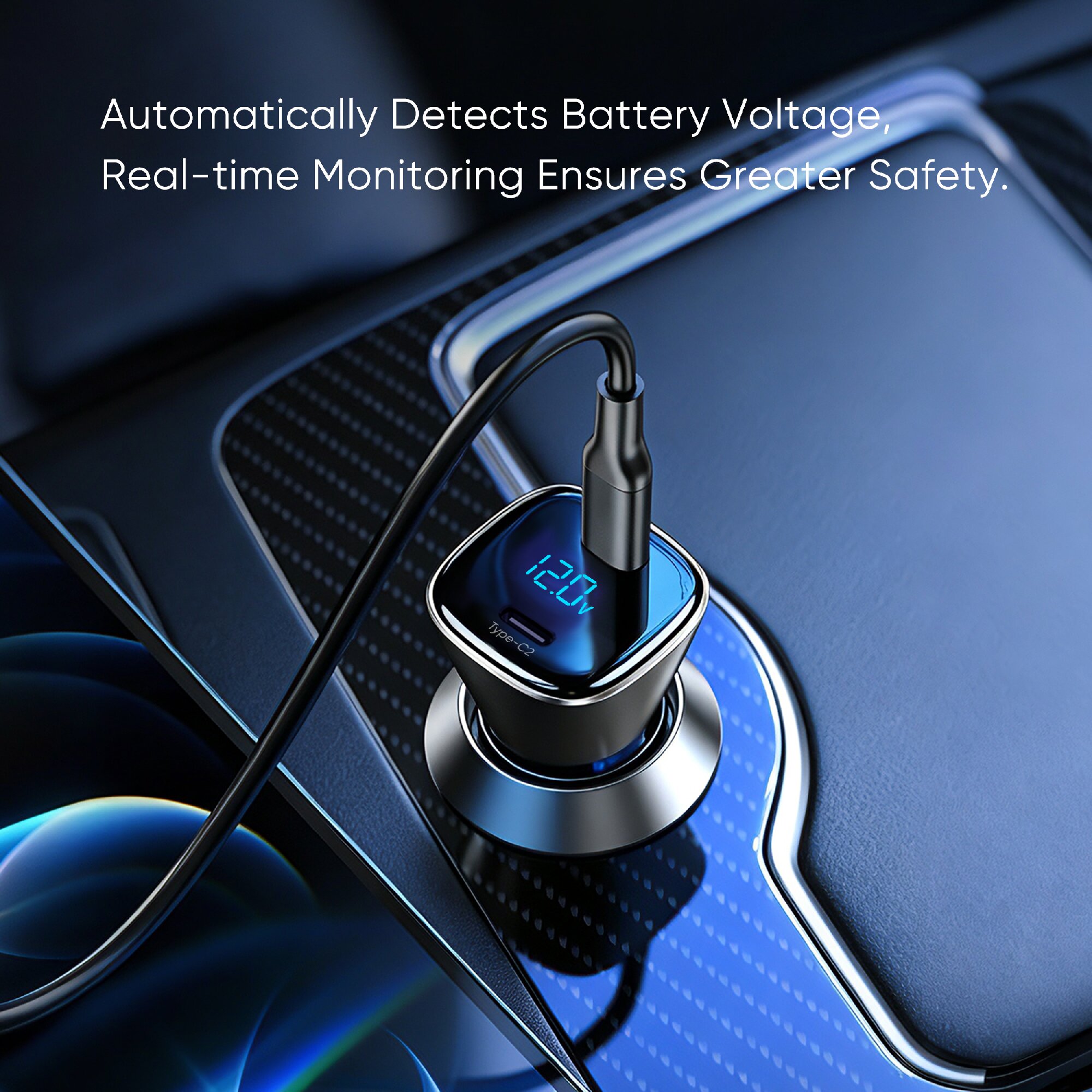 SD-015 60W Dual-Port Car Charger