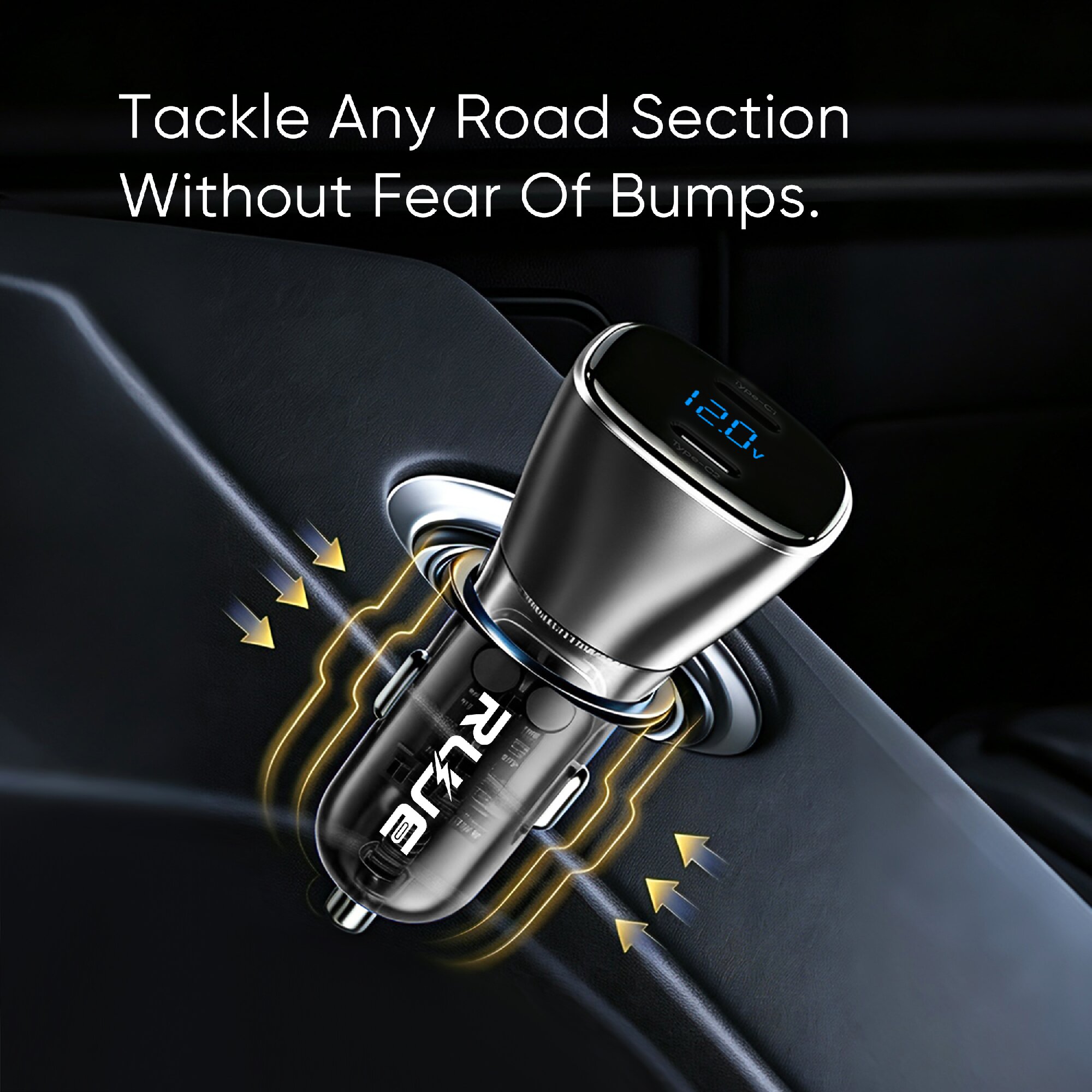 SD-015 60W Dual-Port Car Charger
