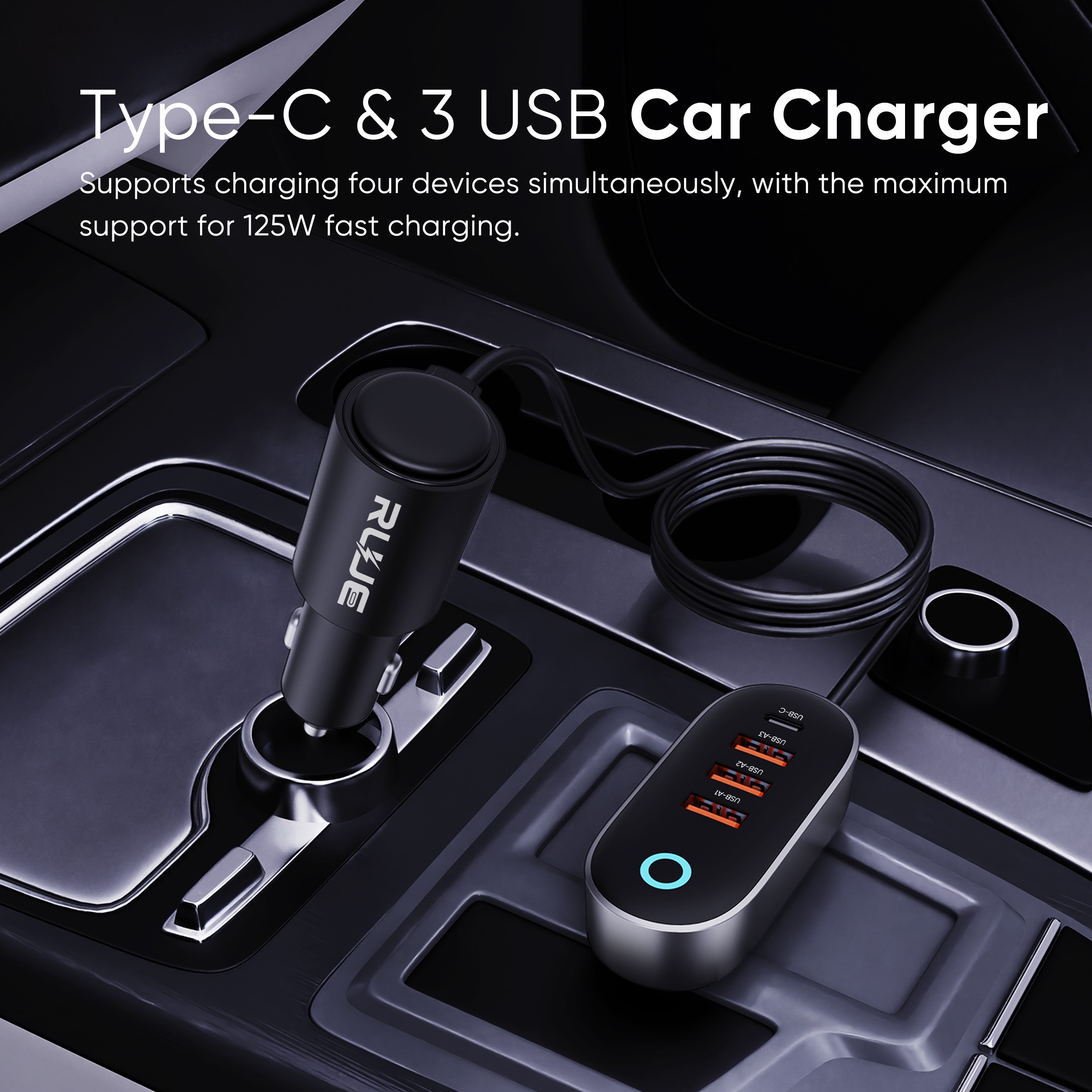 SD-019 125W High-Power Car Chargers