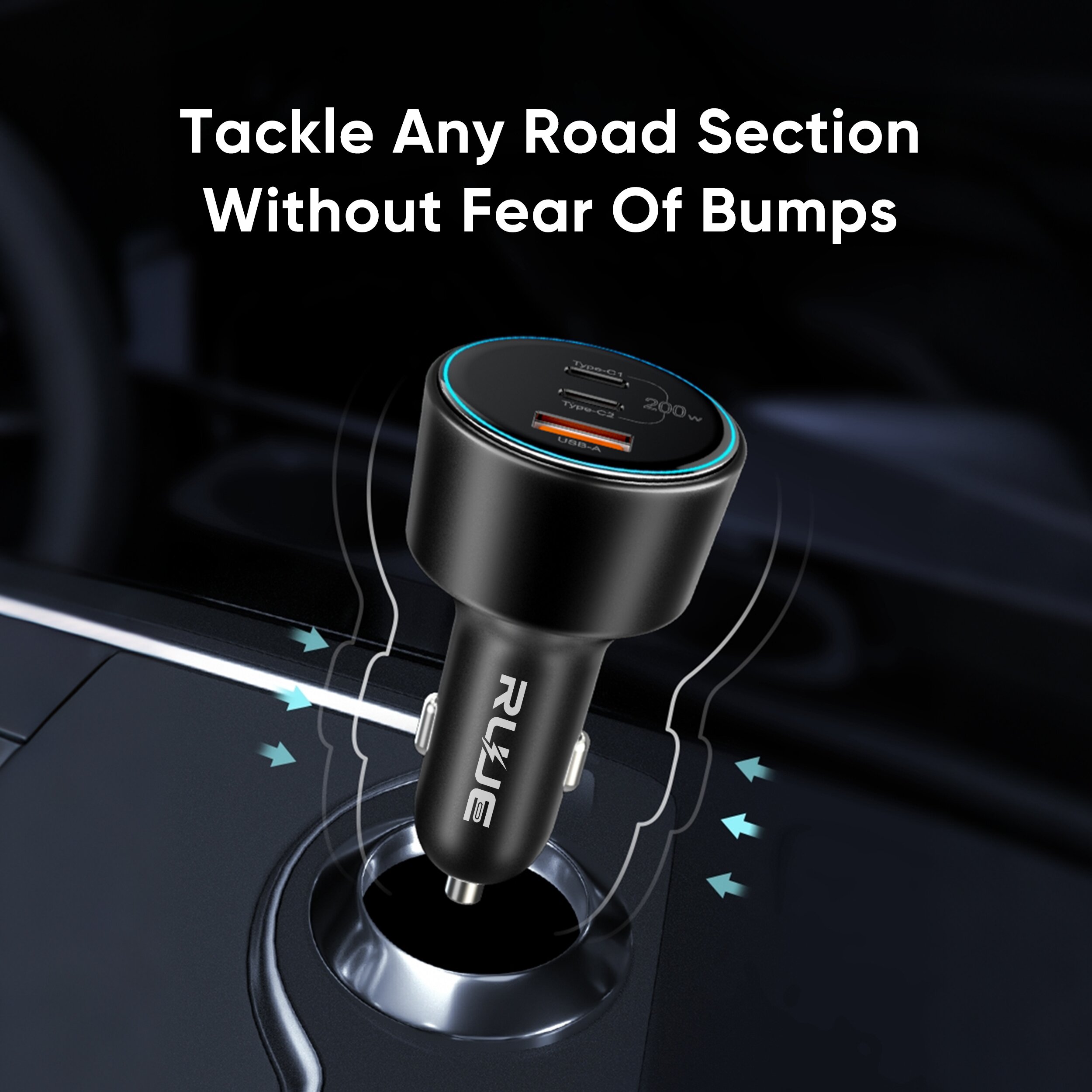SD-033 200W High-Power Car Chargers