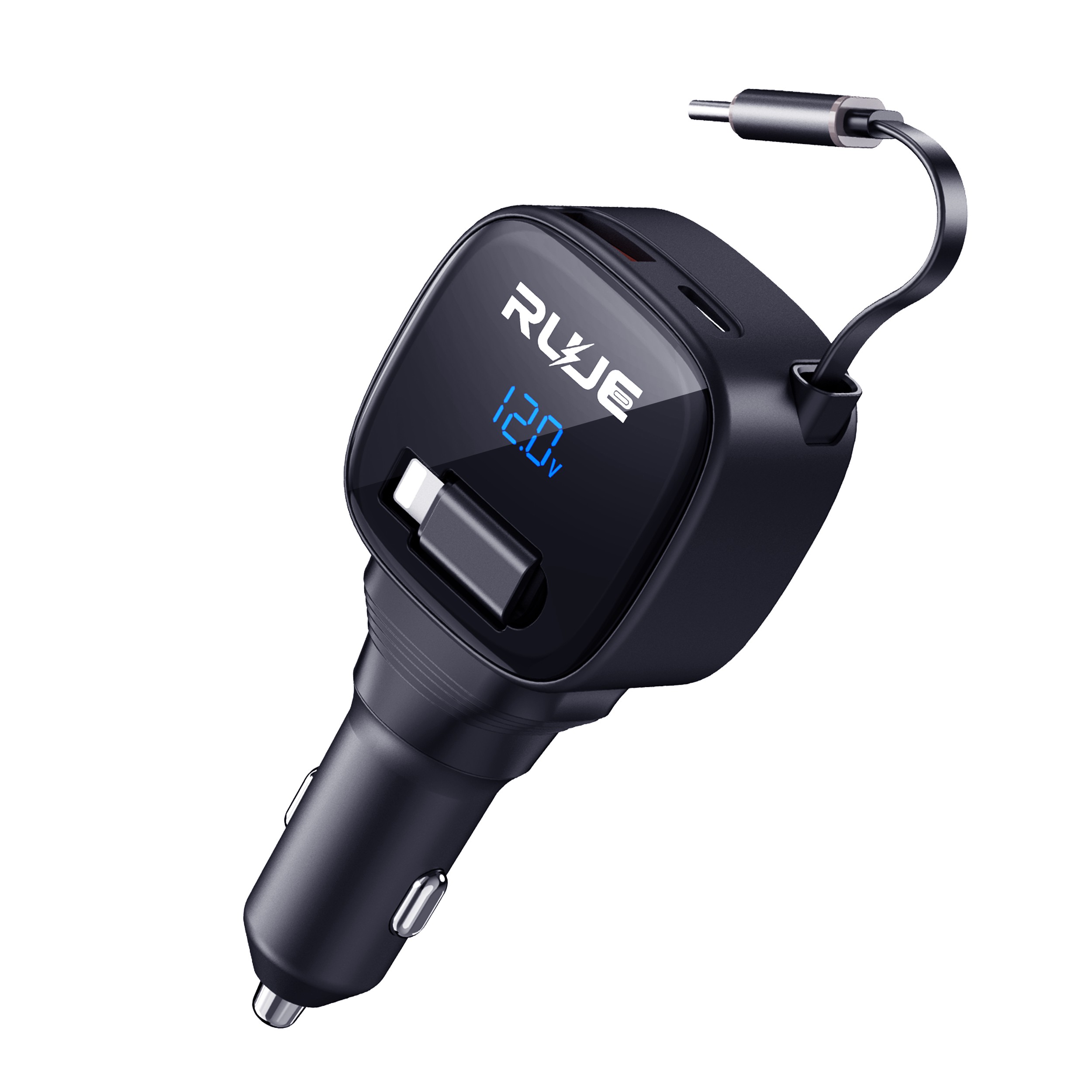 SD-039 95W Retractable Cable Car Charger