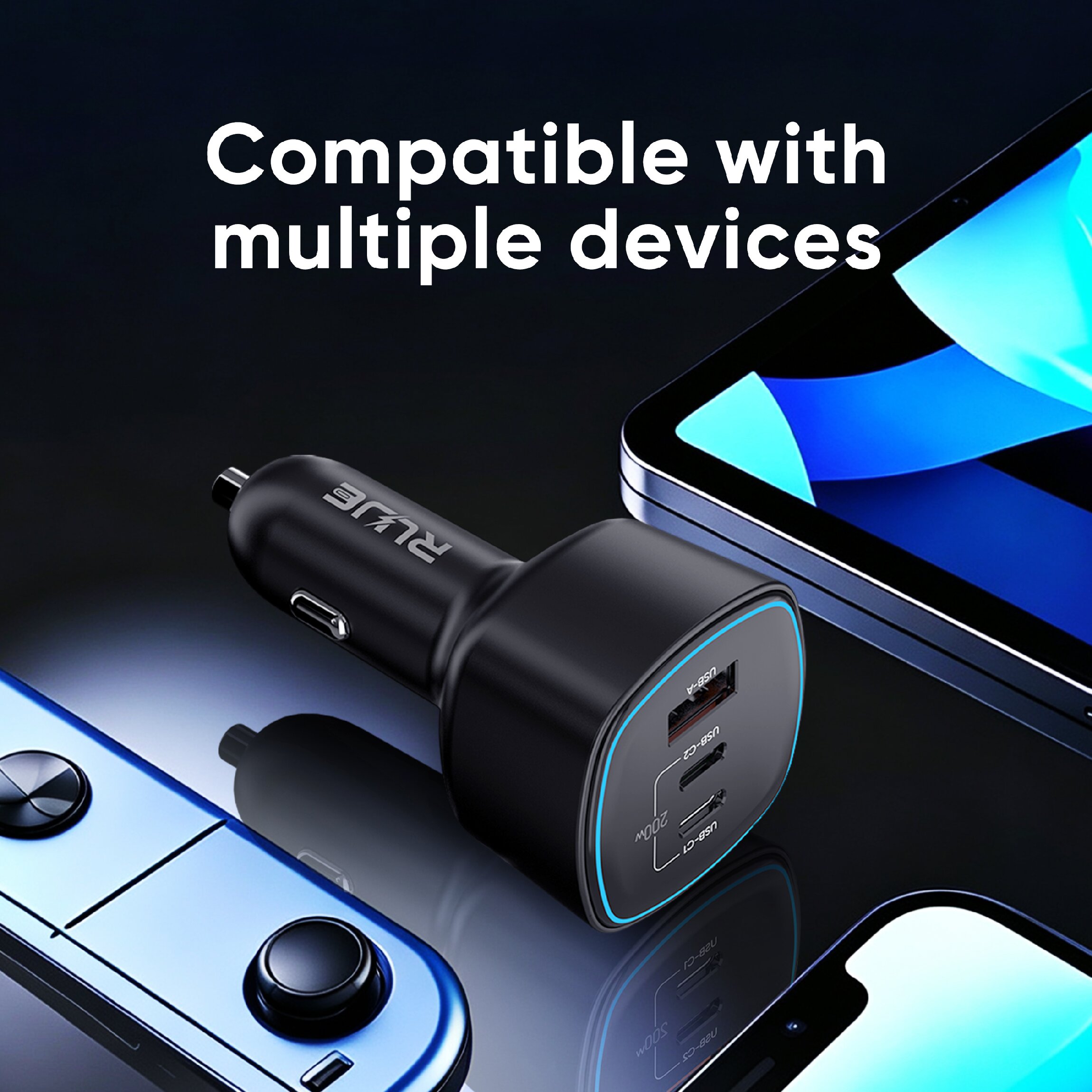 SD-041 200W High-Power Car Chargers
