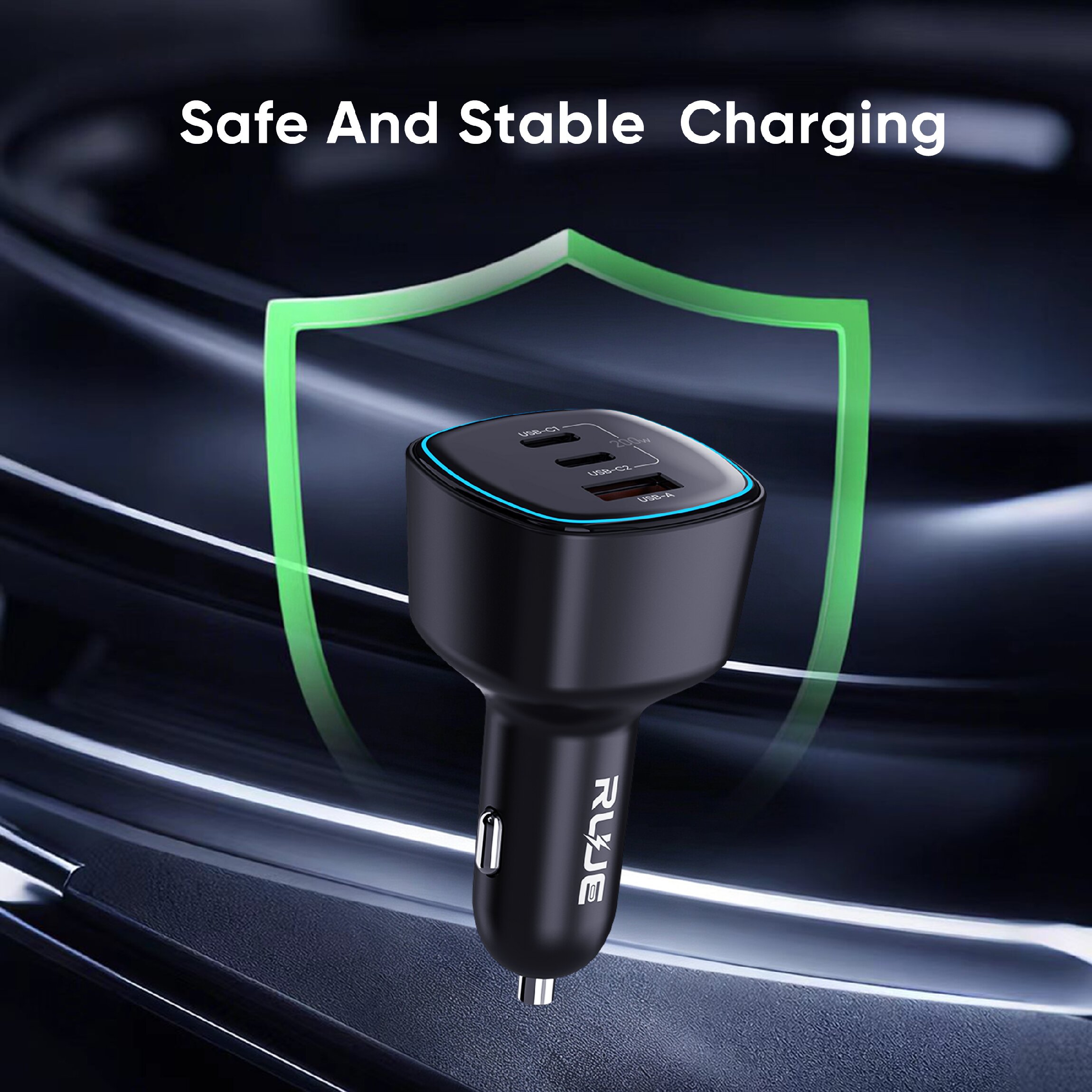 SD-041 200W High-Power Car Chargers