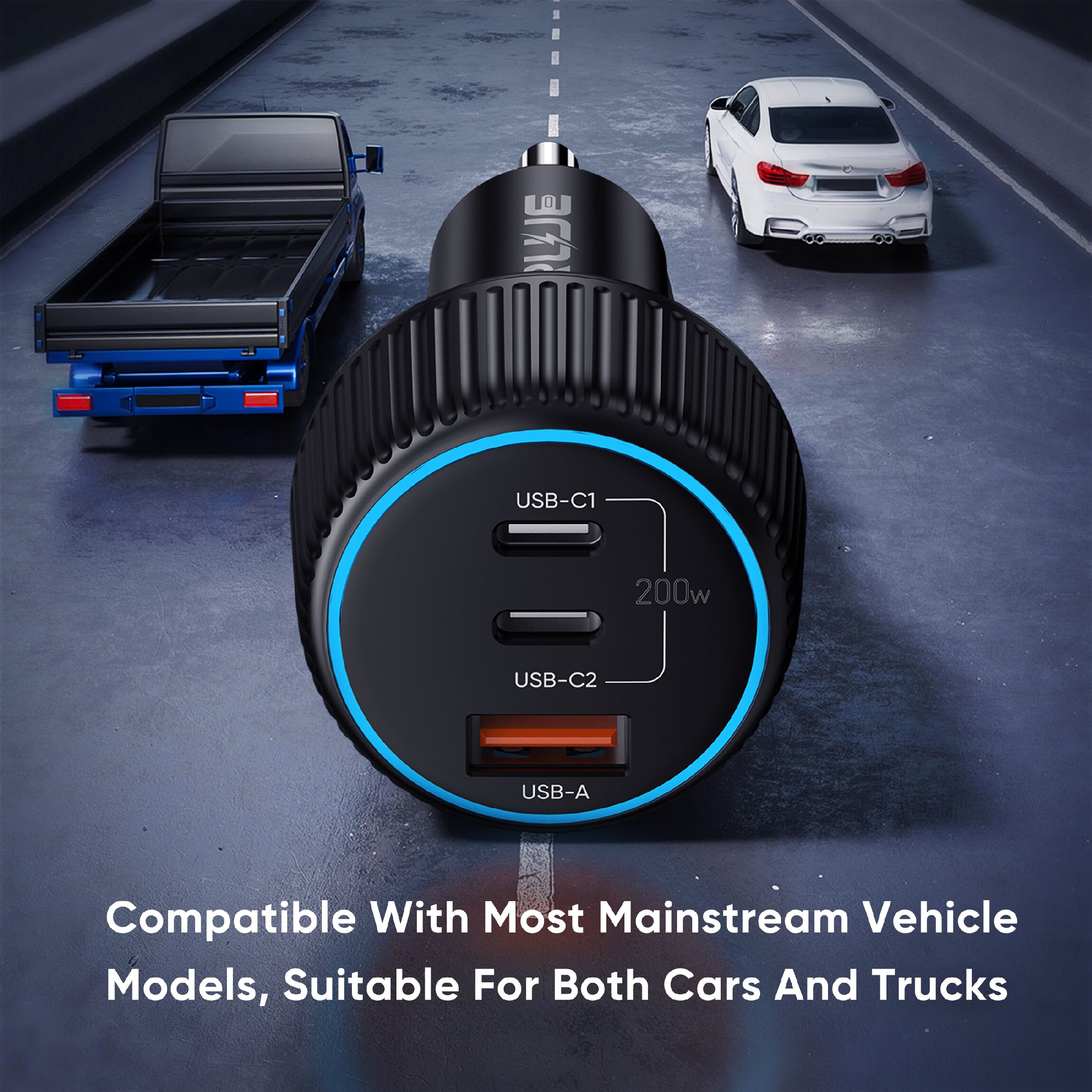 SD-042 200W High-Power Car Chargers
