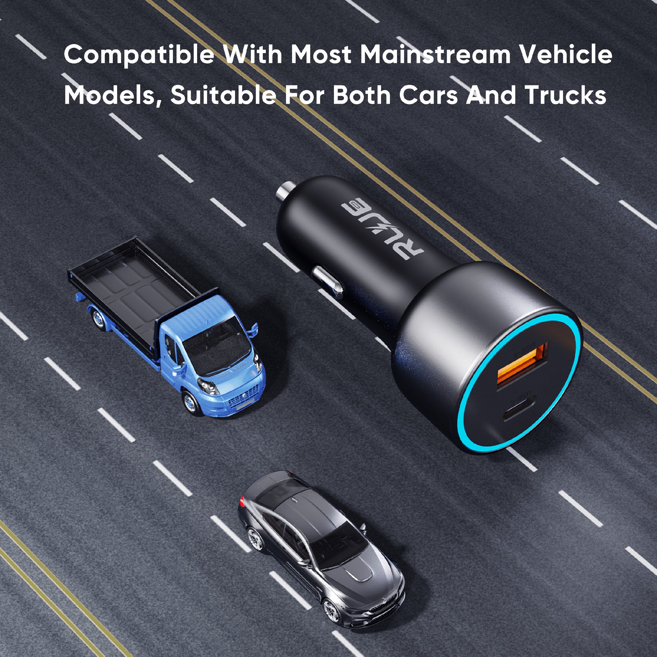SD-B21 75W Dual-Port Car Charger