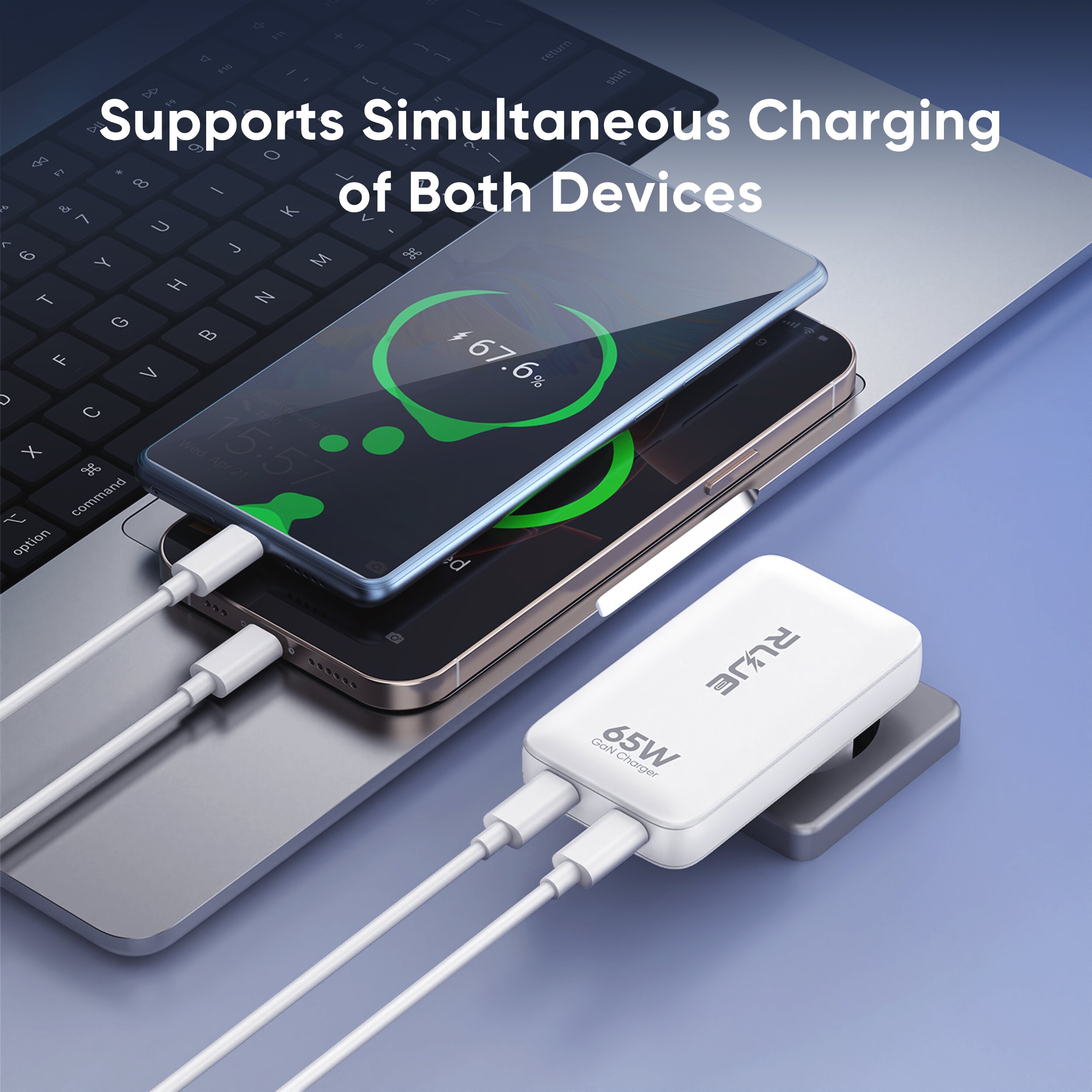 SD-32ZS 65W EU Ultra-Slim GaN Charger