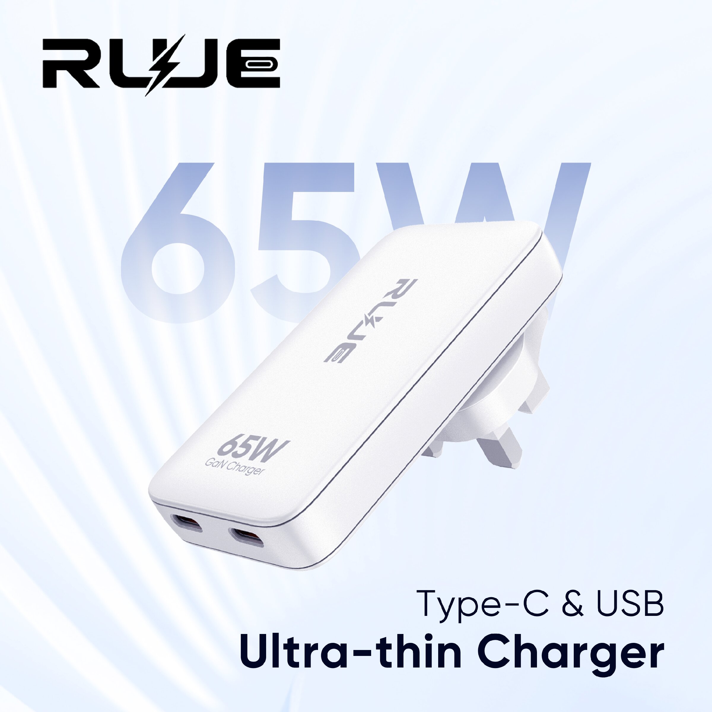 SD-32ZS 65W UK Ultra-Slim GaN Charger