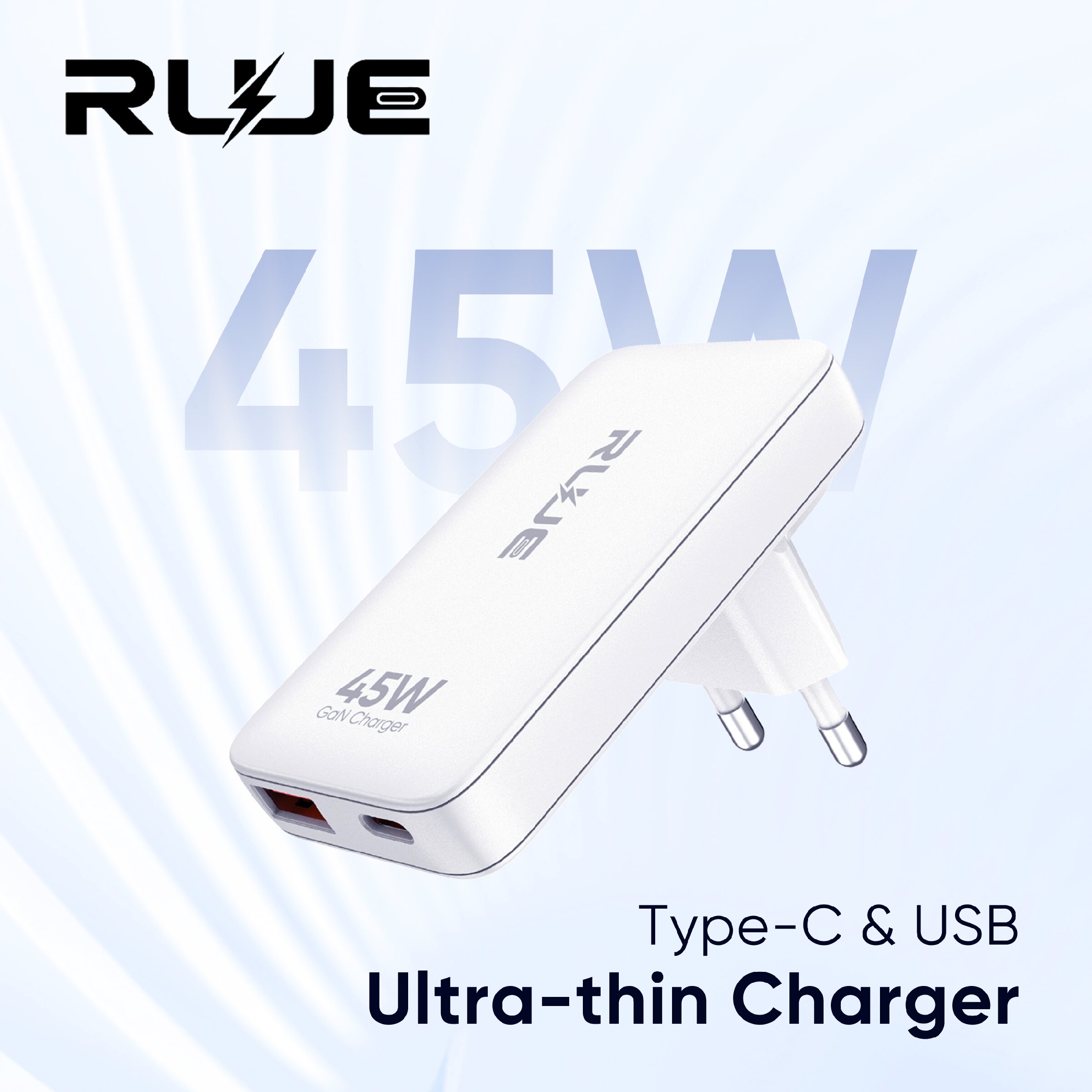 SD-29ZS 45W EU Ultra-Slim GaN Charger