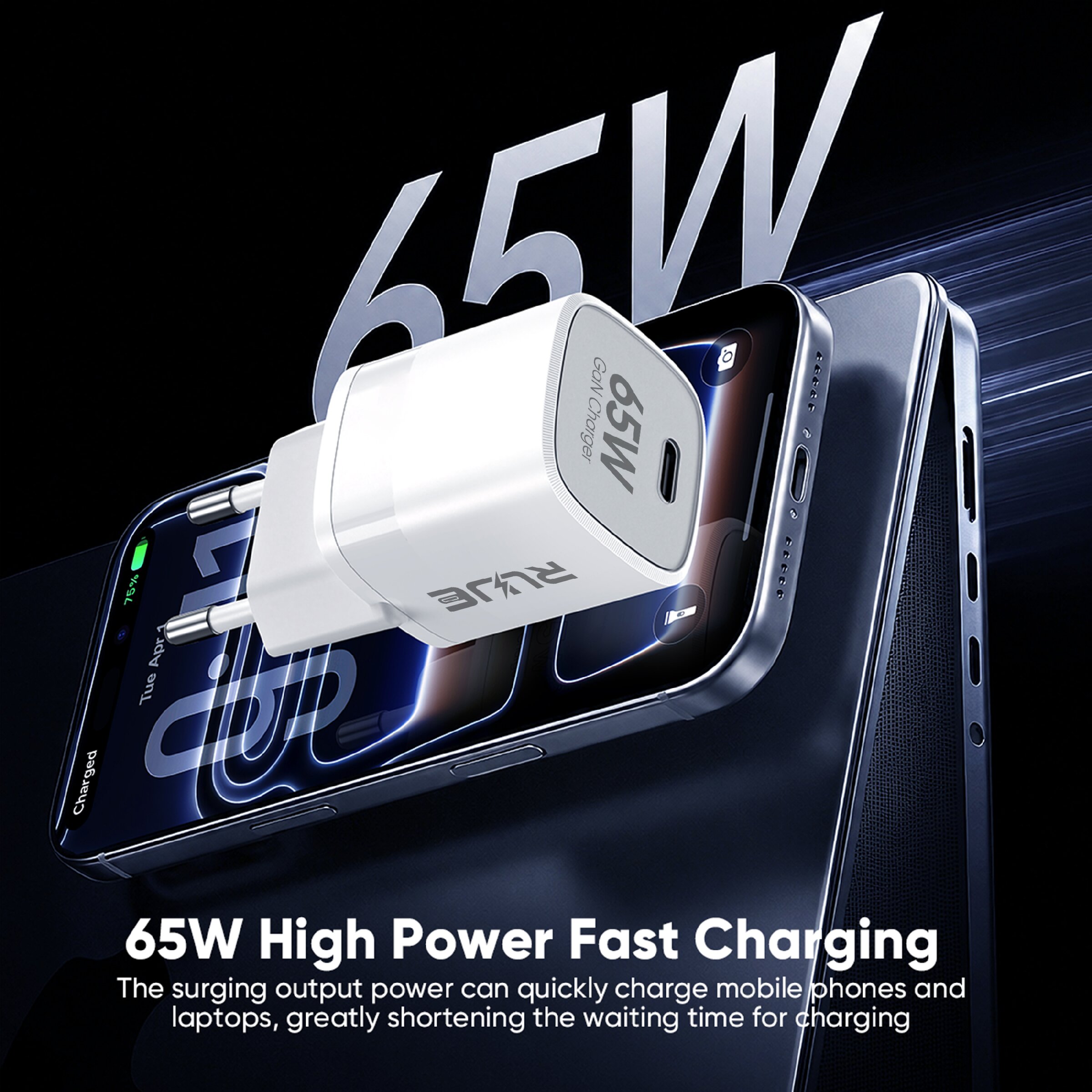 SD-28ZH 65W EU USB-C GaN Charger