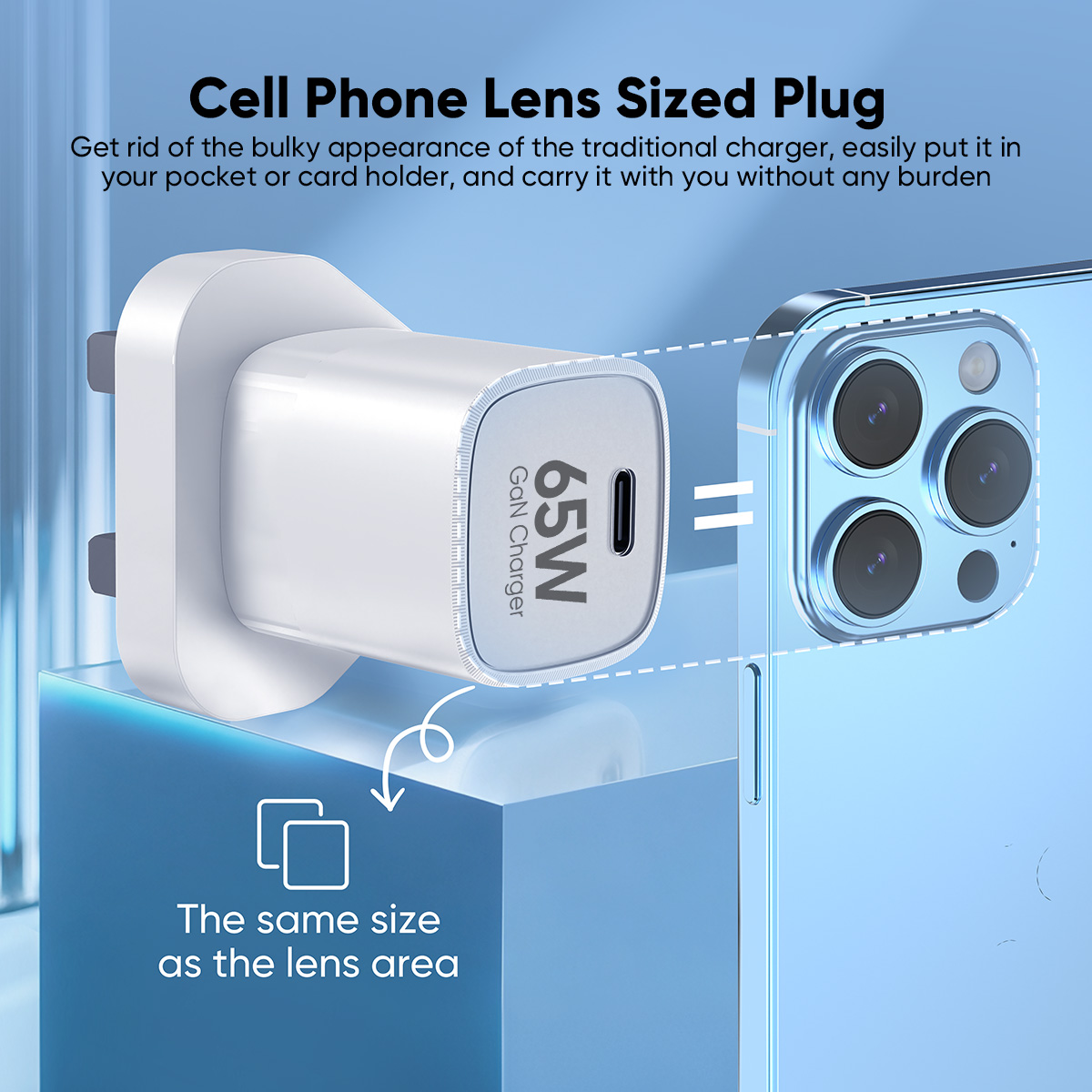 SD-28ZH 65W UK USB-C GaN Charger