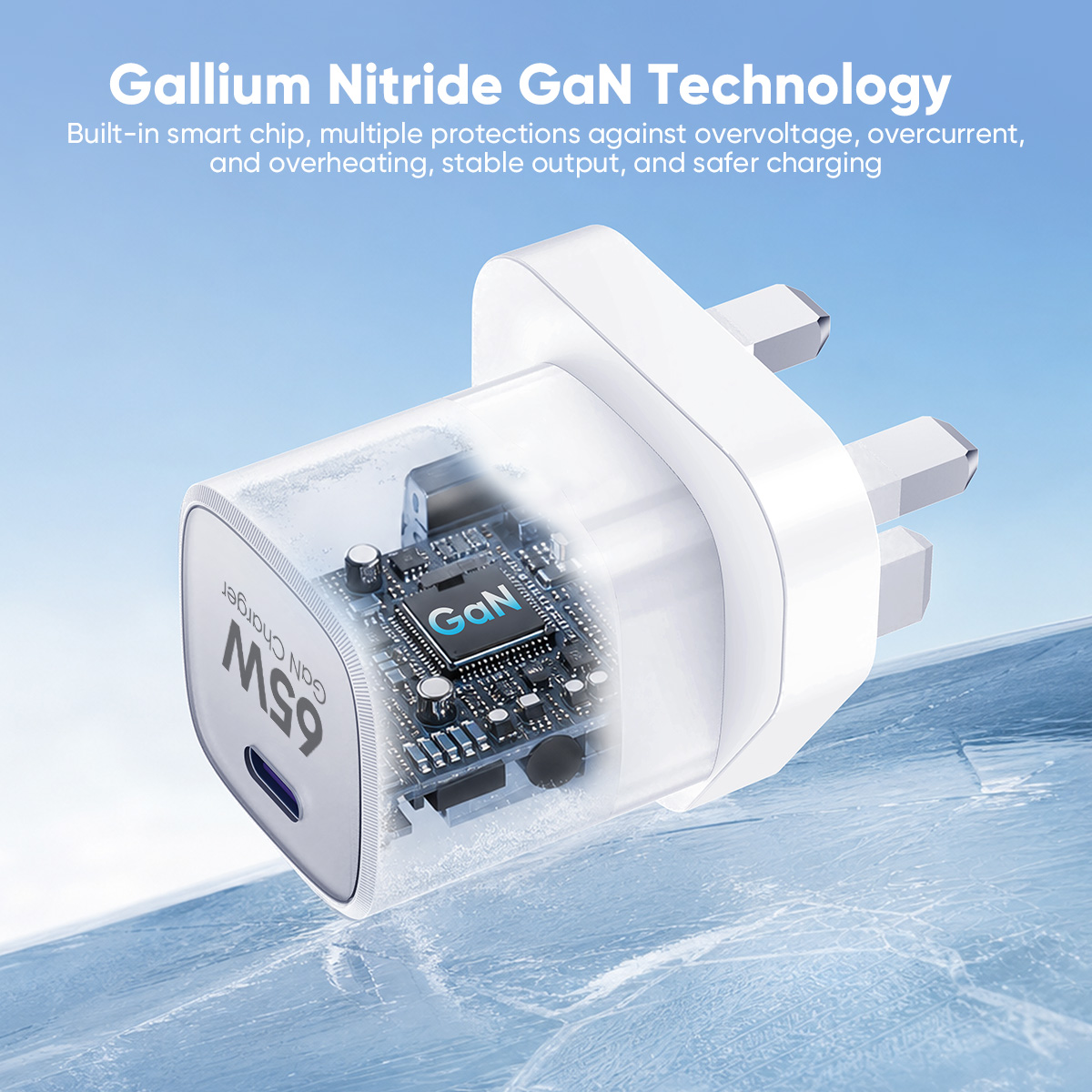 SD-28ZH 65W UK USB-C GaN Charger