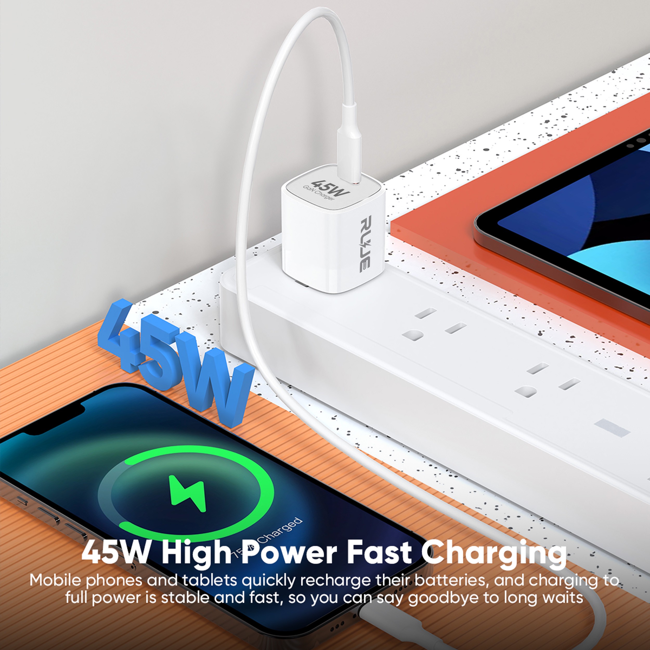 SD-27ZH 45W US USB-C GaN Charger