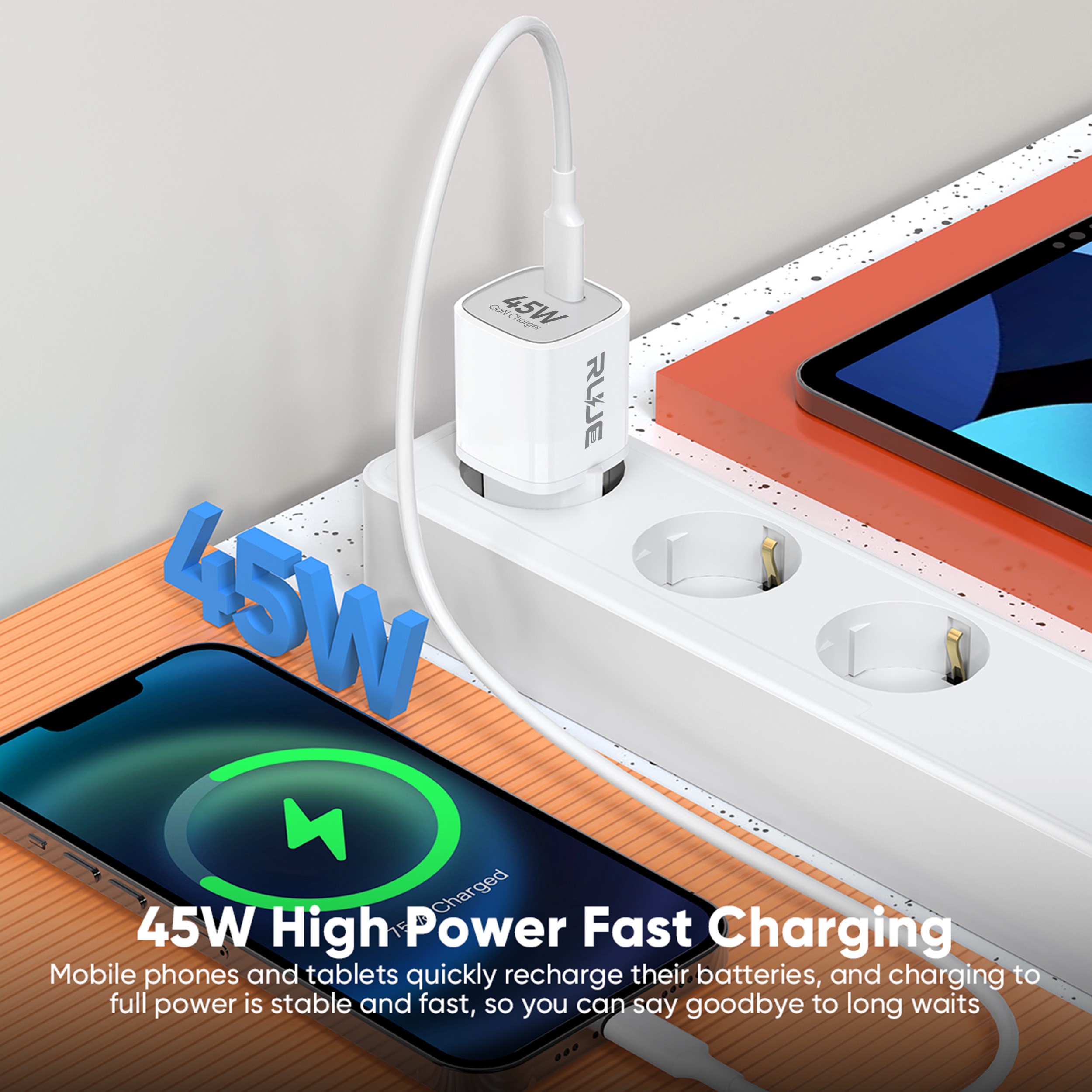 SD-27ZH 45W EU USB-C GaN Charger