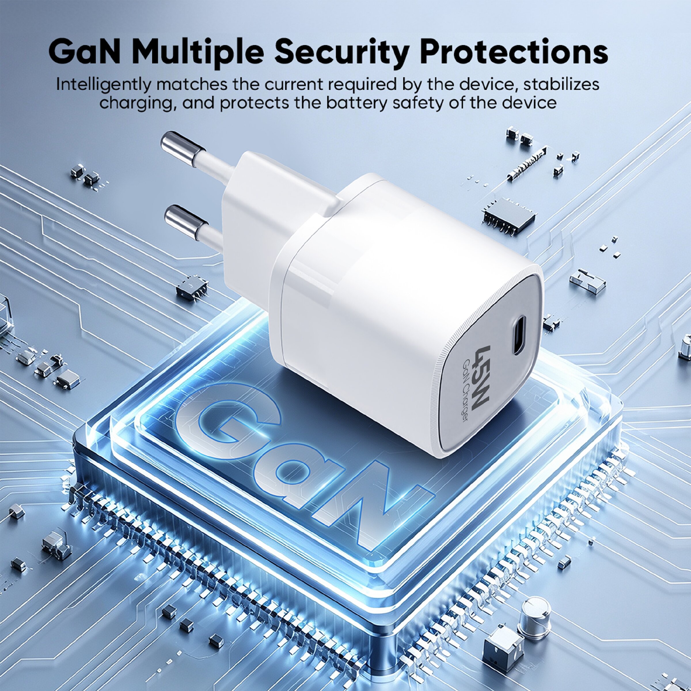 SD-27ZH 45W EU USB-C GaN Charger