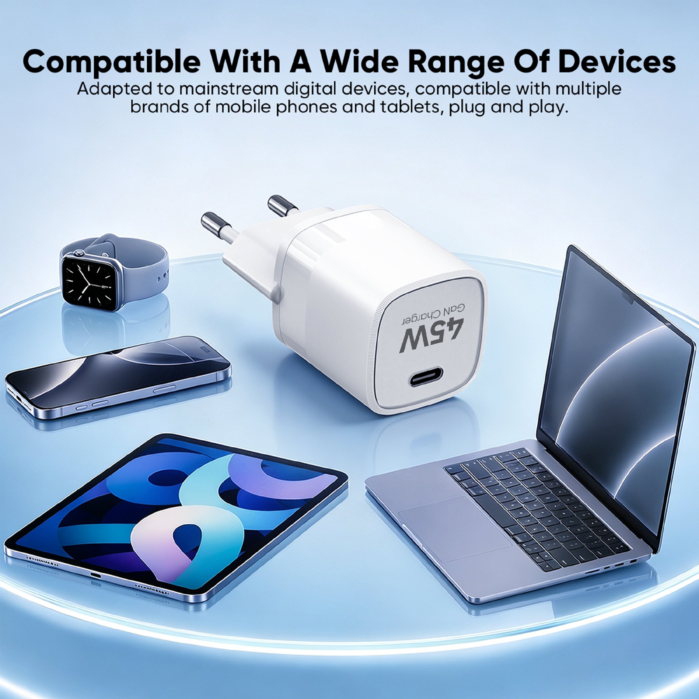 SD-27ZH 45W EU USB-C GaN Charger