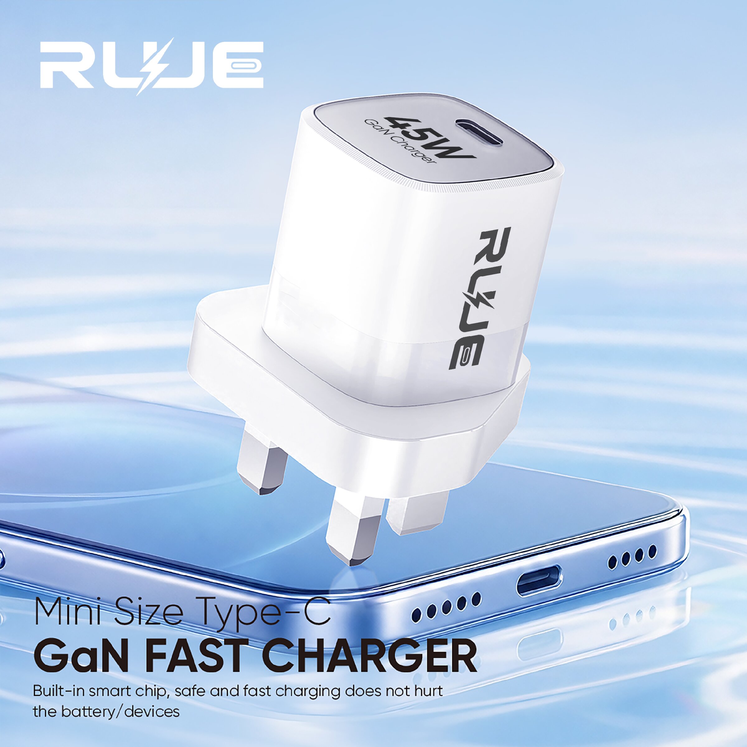 SD-27ZH 45W UK USB-C GaN Charger