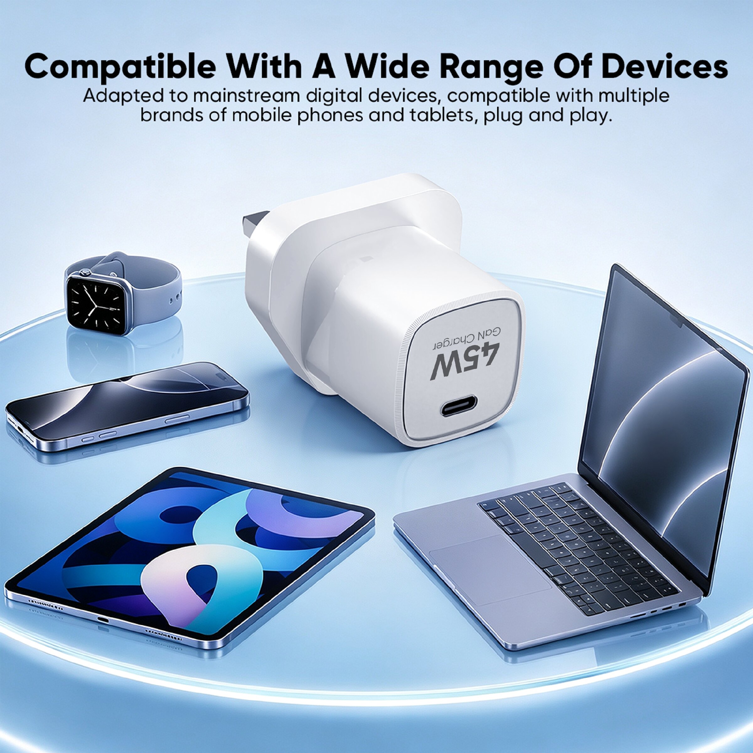 SD-27ZH 45W UK USB-C GaN Charger