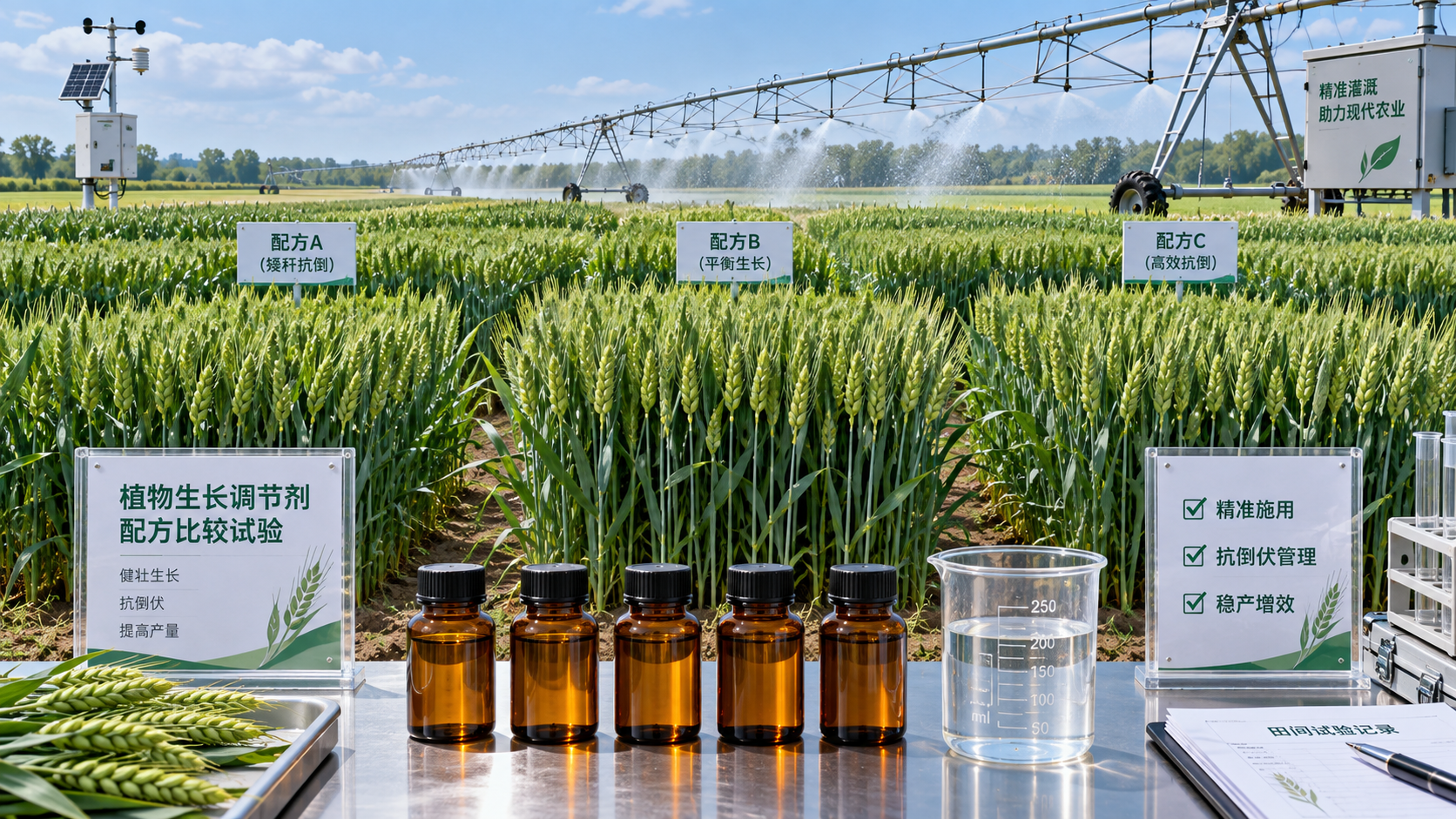 How to compare plant growth regulators for lodging control