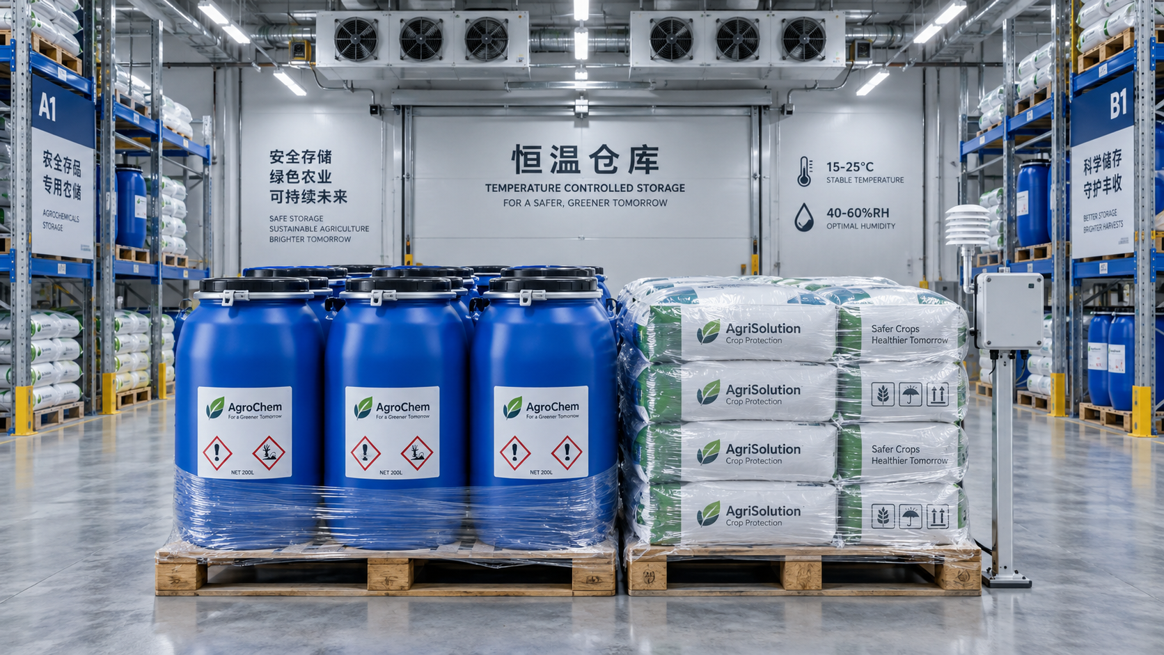 What determines the shelf life of agricultural chemicals