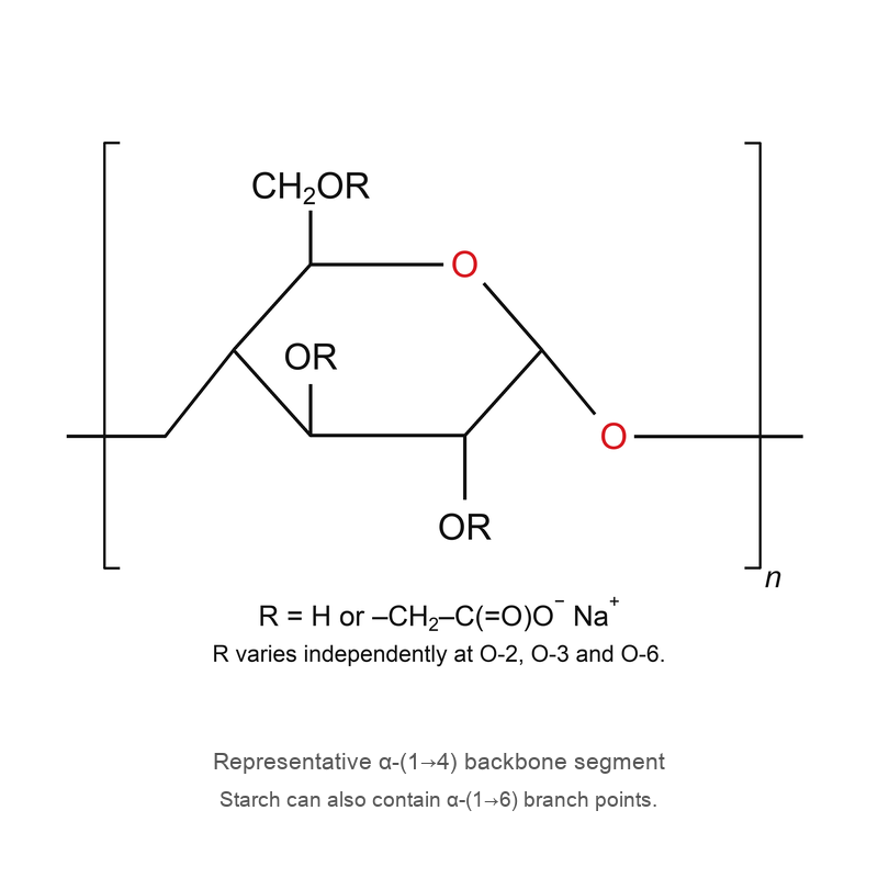 Sodium carboxyl methylstarch CAS#9063-38-1