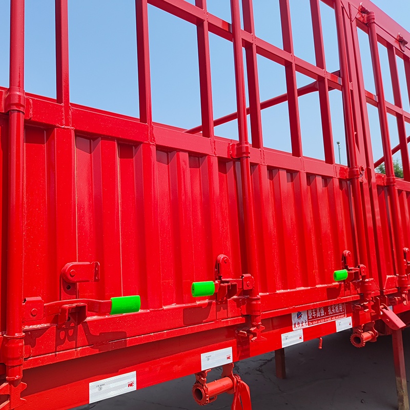 Fence Semi Trailer 60 Tons Cargo Transport Trailers