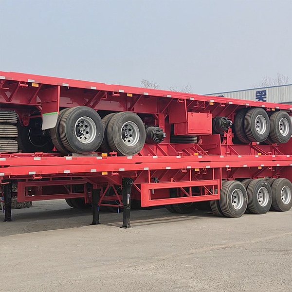 70-тонный 4-осный бортовой полуприцеп