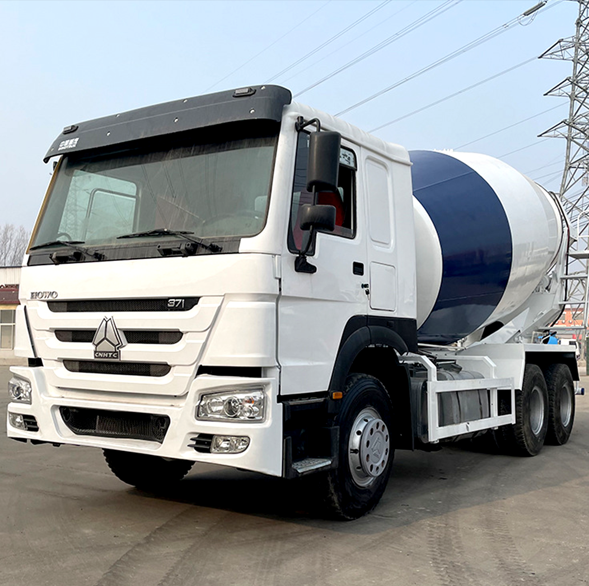 Camion malaxeur à béton Sinotruk Howo 371 6x4 destiné à l’exportation