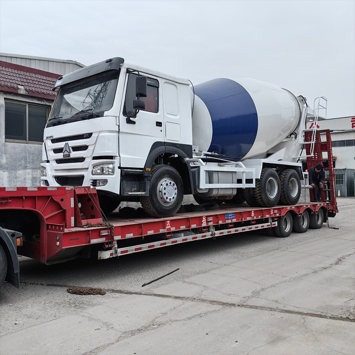 Camion malaxeur à béton Sinotruk Howo 371 6x4 destiné à l’exportation