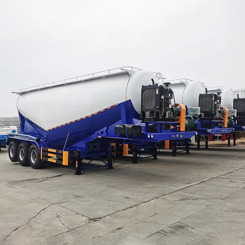 W Shape 60CBM Bulk Cement Tanker