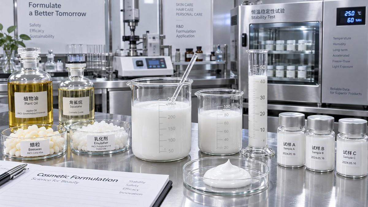 Cómo seleccionar ingredientes para el cuidado personal para obtener una emulsión estable