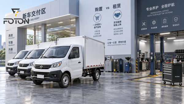 Is leasing commercial vehicles cheaper than buying for a small fleet?