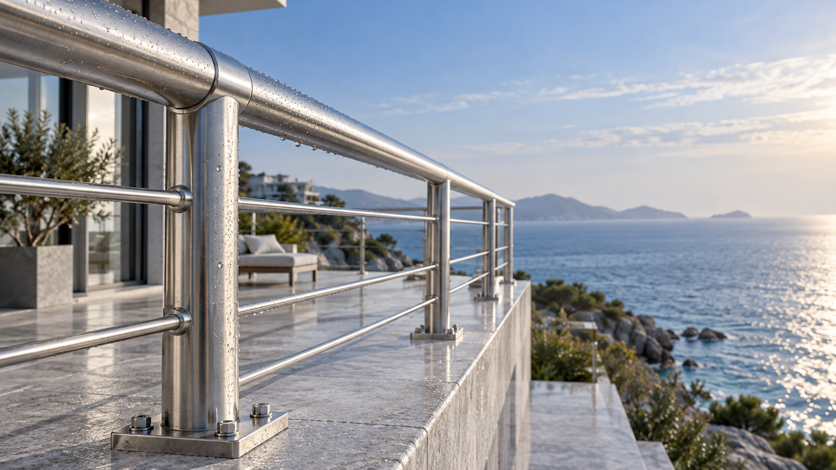 Is 304 or 316 stainless steel better for coastal railings?