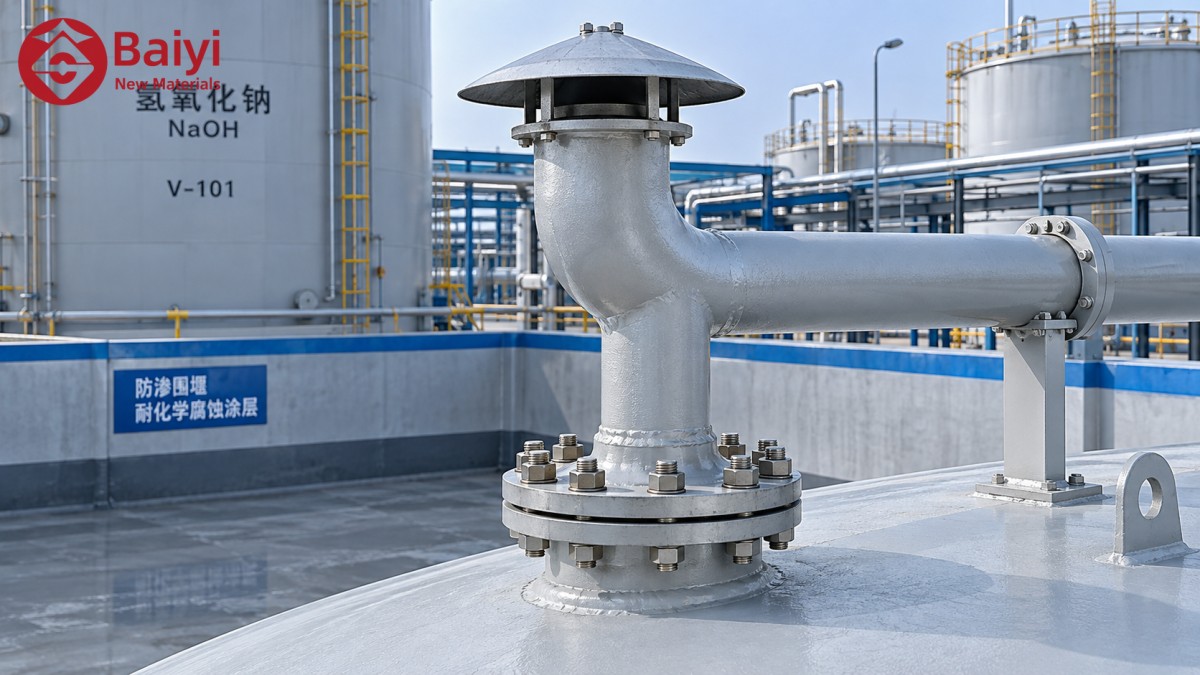 Stockage de l’hydroxyde de sodium : contrôles de sécurité des cuves, des évents et du confinement