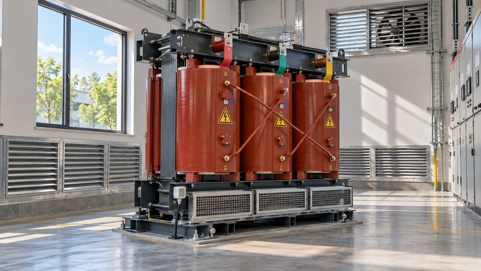 How Much Does Ambient Heat Reduce a Dry-Type Transformer's Capacity?