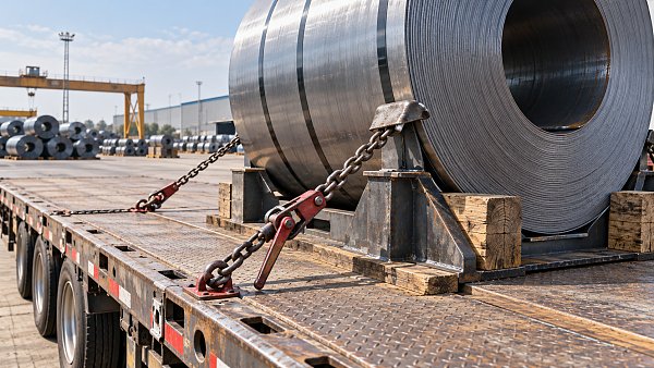 Flatbed Trailer Load Securement: Preventing Steel Coil Movement