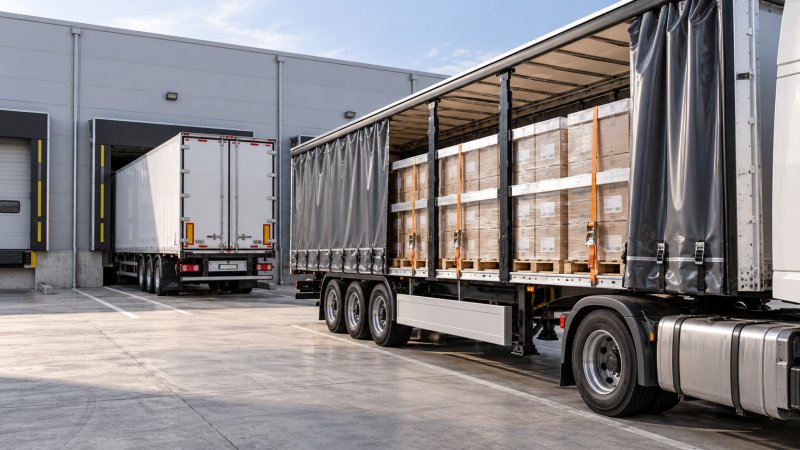 Dry Van or Curtainsider? Choosing Semi-Trailers for Pallet Freight