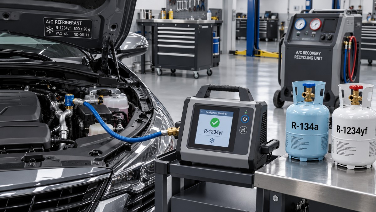 Can automotive refrigerants be mixed during an A|C recharge? Can automotive refrigerants be mixed during an A/C recharge?