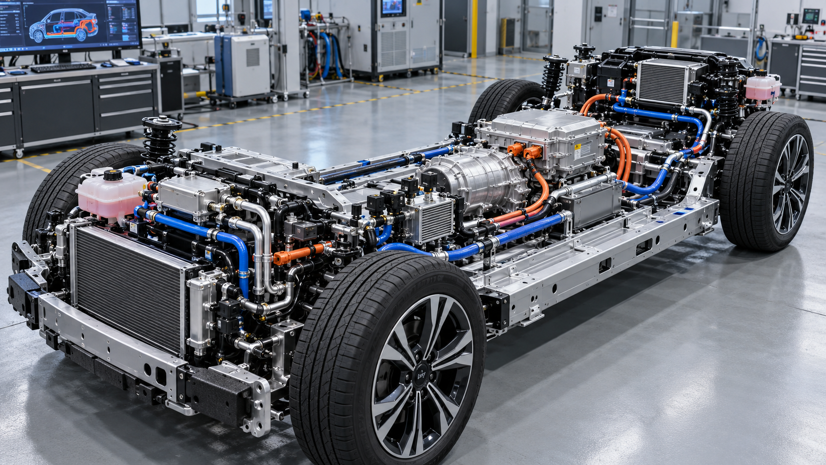 Using powertrain waste heat in EV thermal management systems Using powertrain waste heat in EV thermal management systems