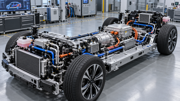 Using powertrain waste heat in EV thermal management systems