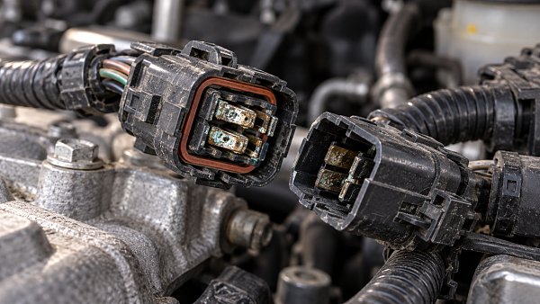 How connector corrosion causes intermittent automotive sensor faults