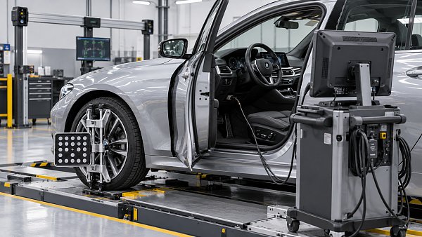 When does a steering angle sensor need calibration after alignment?